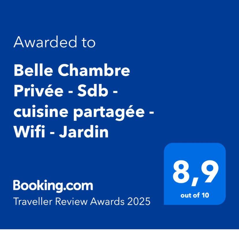 Belle Chambre Privee - Salle De Bain - Jardin - Wifi - Wissembourg Exterior foto